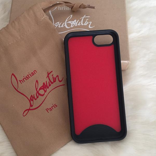 Christian Louboutin☆Loubiphone iPhone7Plusケース iPhone7/8,7/8plus レッドソール 1185102M442